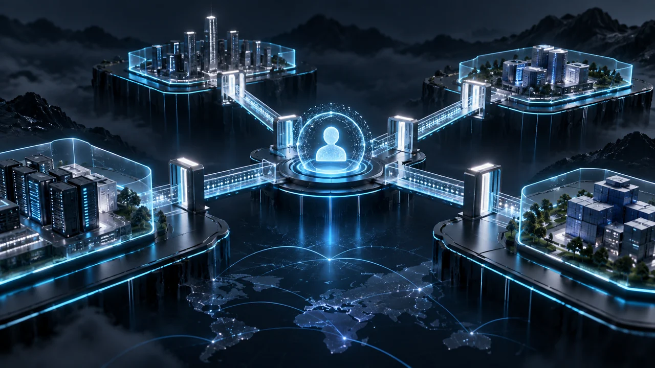 Verified identity paths connecting protected cloud environments