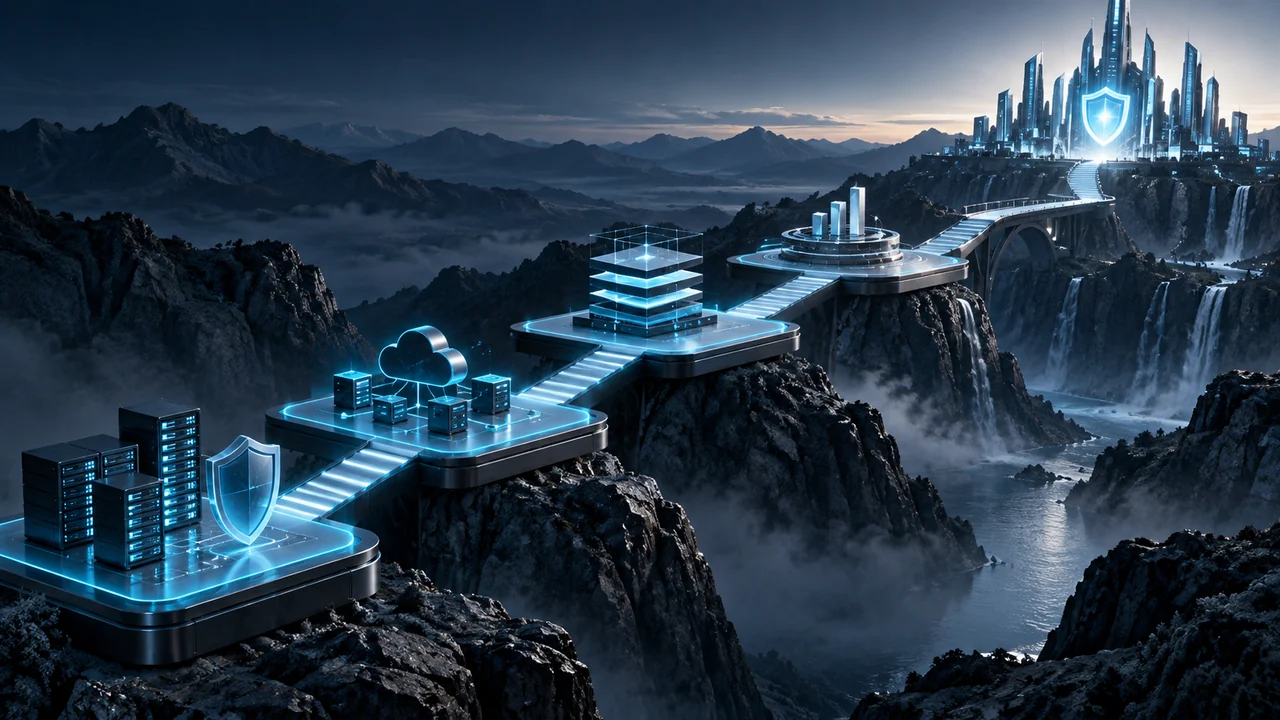 Measured cybersecurity roadmap connecting current architecture to a resilient future state