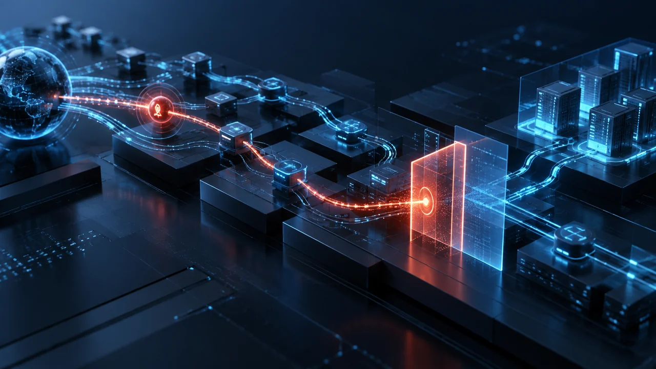 An anomalous network signal detected, traced, and contained