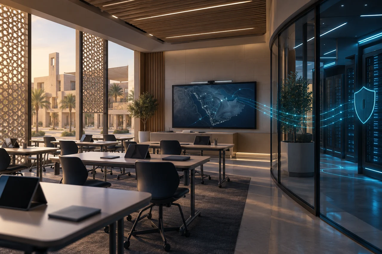 Secure connected technology within a contemporary learning environment