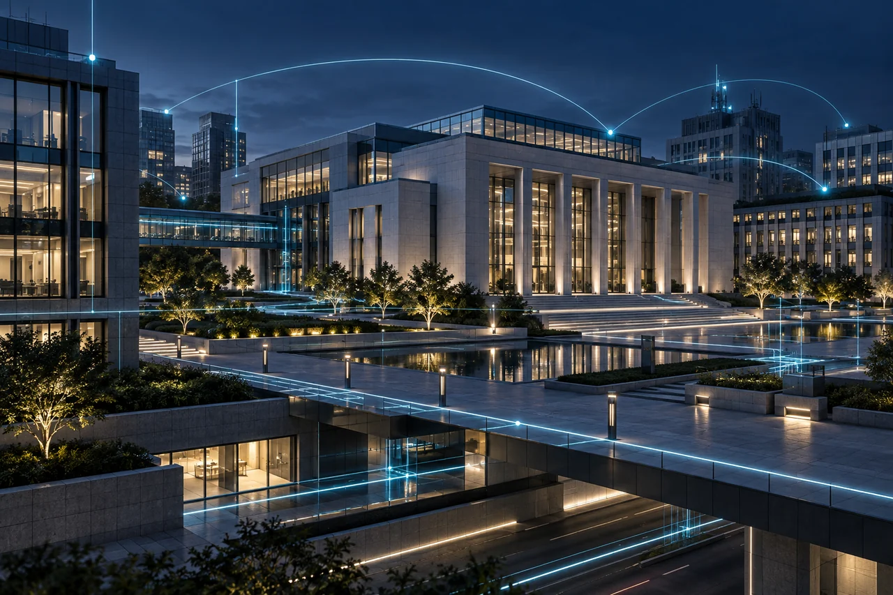Secure connected public-service and civic digital infrastructure